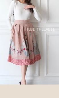 Hebethelabel Min Peach Batik Cheongsam