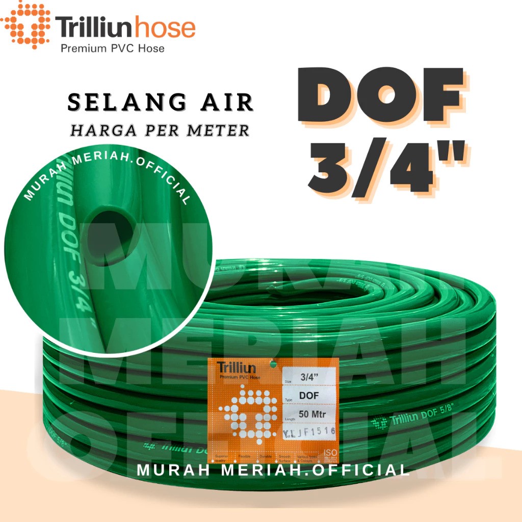 Matahari Putra Makmur Trilliun Selang Air Dof 3/4 Inci