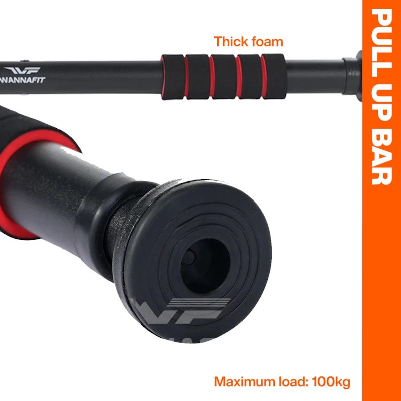 WANNAFIT Pull Up Bar Door Chinning Basic 60-100 cm 2