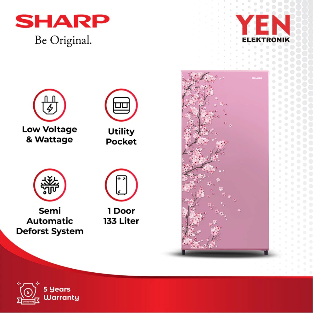 SHARP Electronics Incorporated SHARP Kirei III Sakura Series  SJ-N162D-SH/SB/SP/VB/VR