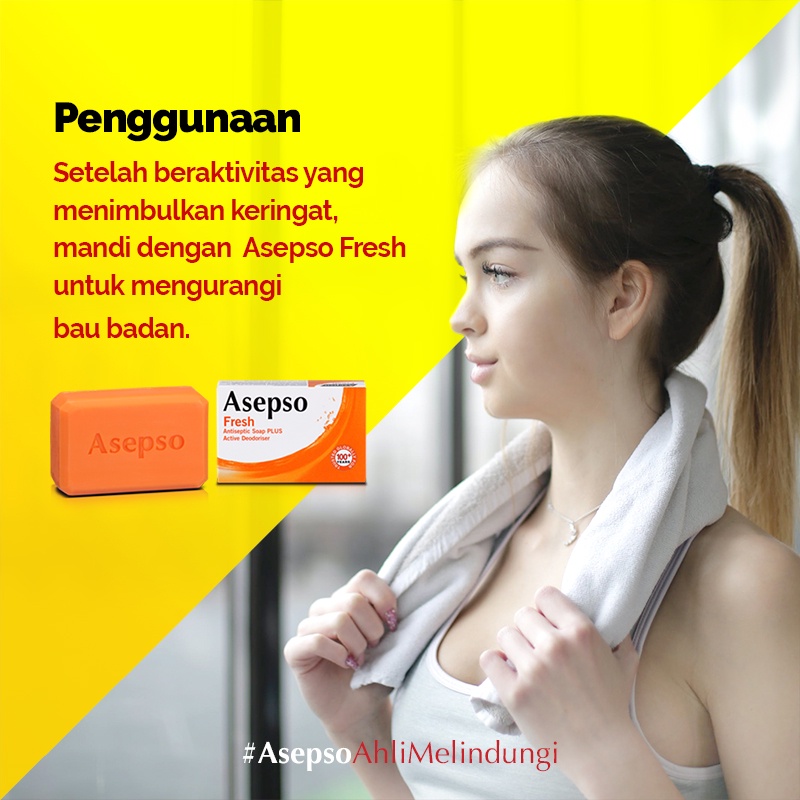 Codaa Asepso Fresh Antiseptic Soap Plus 