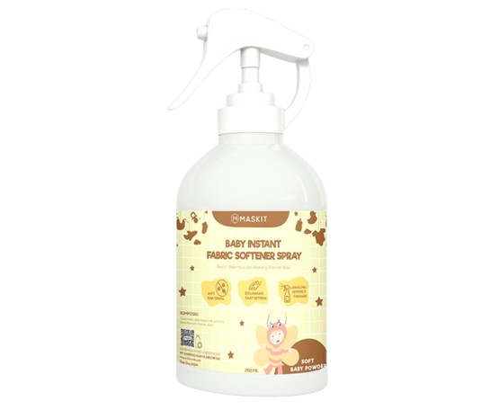 Maskit Baby Instant Fabric Softener Spray Soft Baby Powder