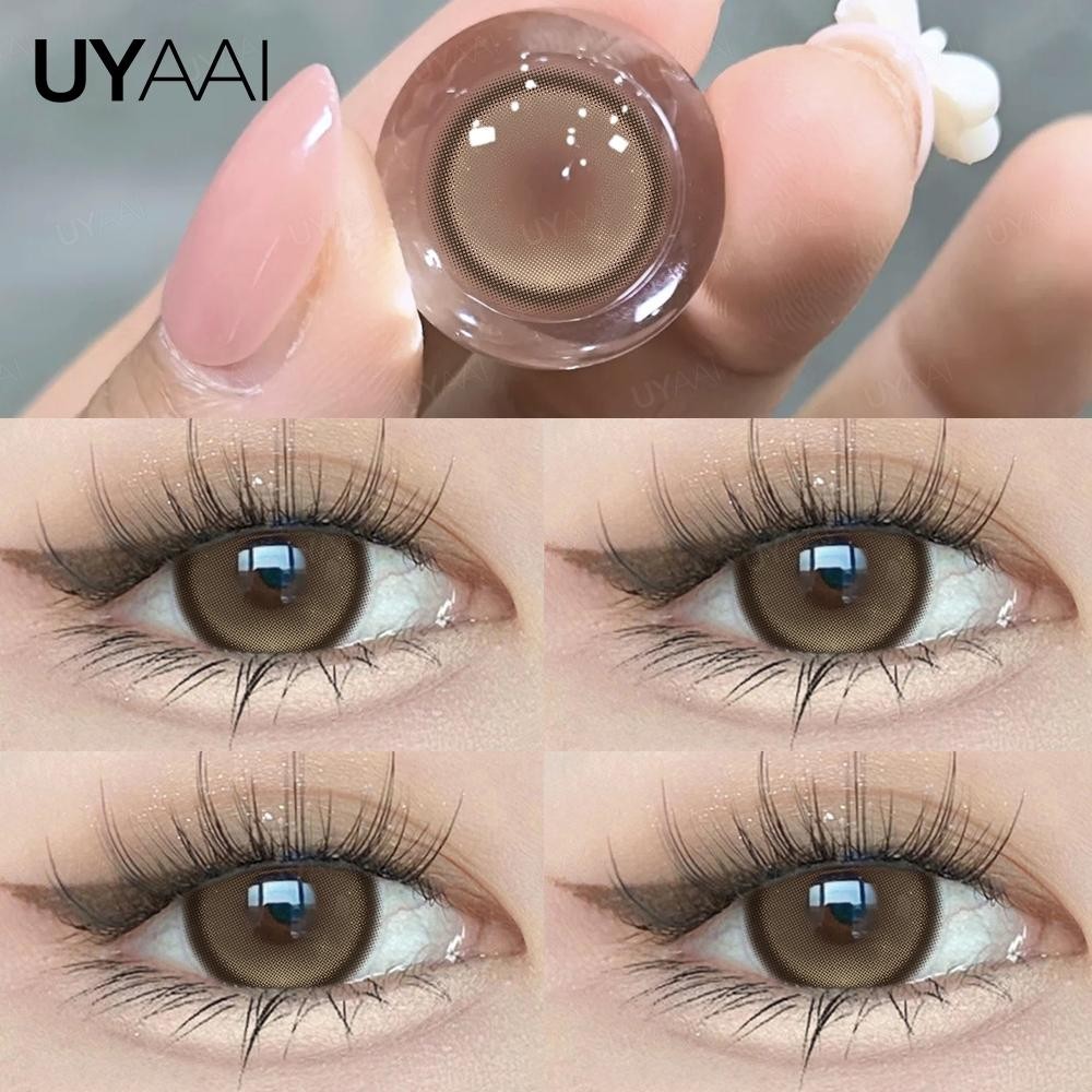  UYAAI Softlens Lensa Kontak Berwarna Sekali Pakai