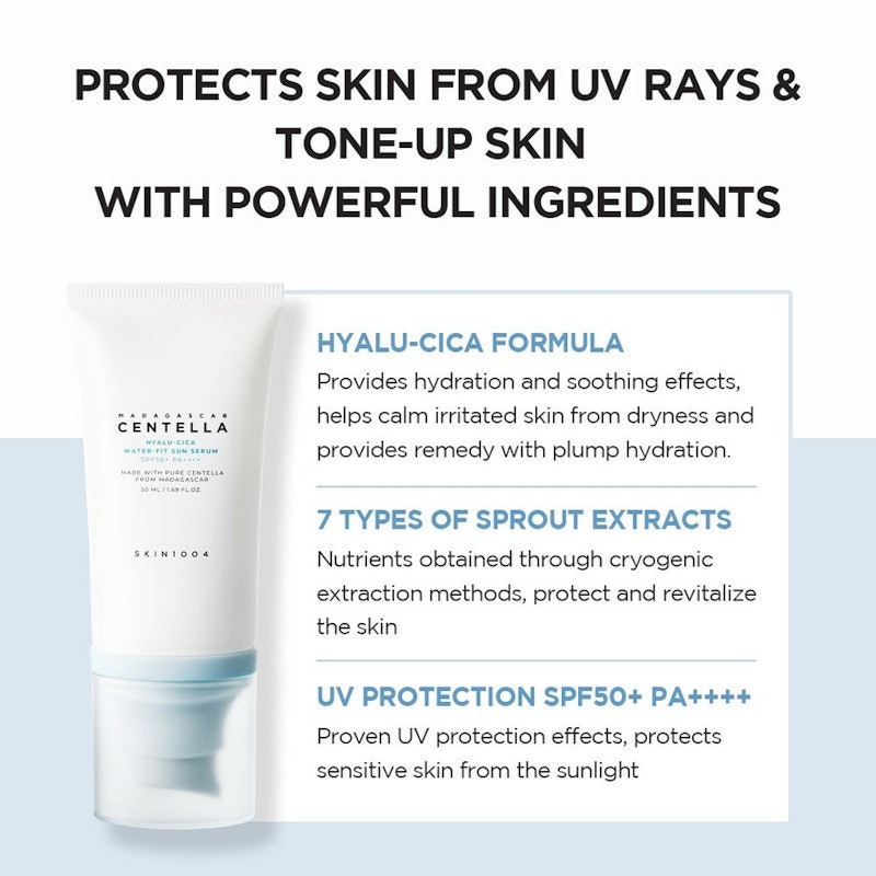 Madagascar Centella Hyalu-Cica Water-Fit Sun Serum SPF50 PA++++ 5