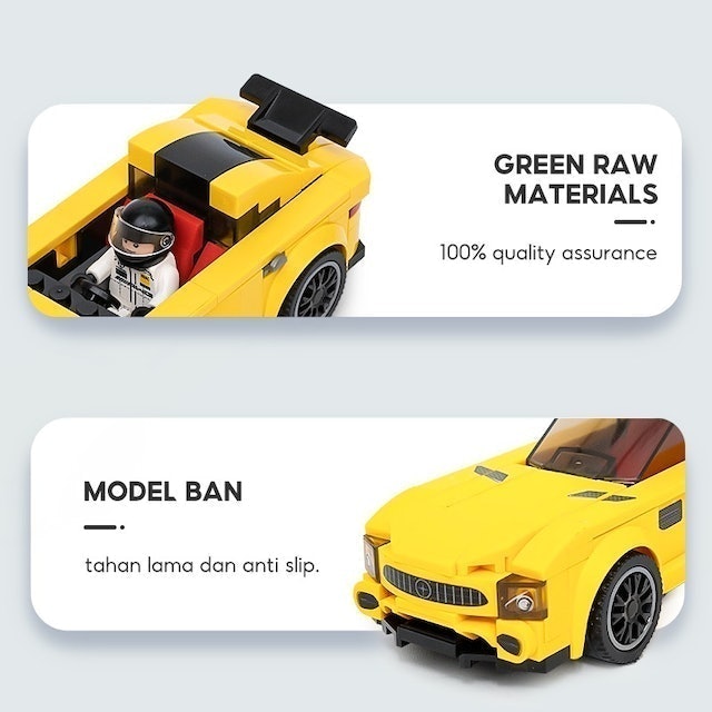 KKV SEMBO Building Blocks Famous Cars 4 Mixed