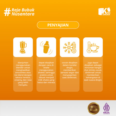 Raja Bubuk Nusantara King Powder Bubuk Minuman Rasa Thai Tea 1 kg