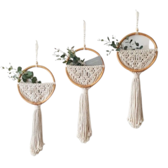 Hiasan Dinding Macrame Rotan