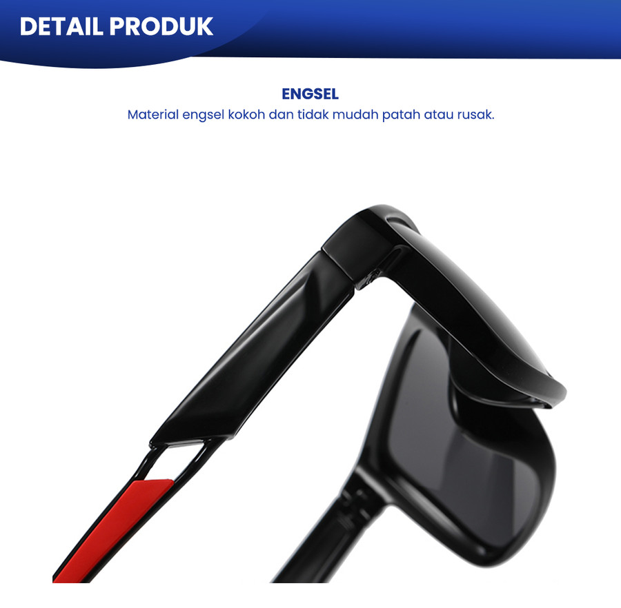  IOOI Eyewear Kacamata Running Sunglasses Sport Outdoor Blue C4 63793