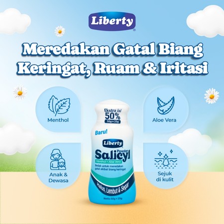 Inticosmetic Lestari Liberty Salicyl Powder
