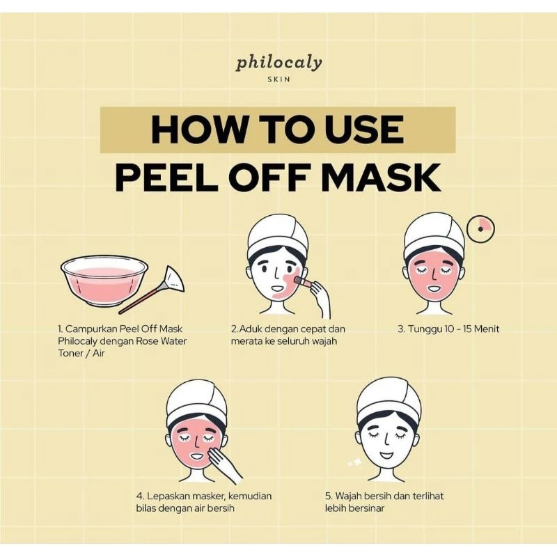 Tritunggal Sinarjaya Philocaly Skin Peel Off Mask Oatmeal + Centella Asiatica