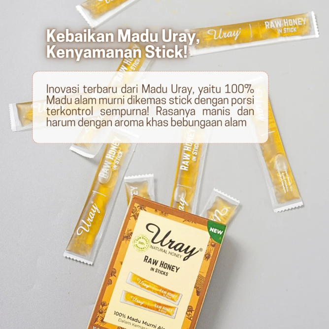 Rejeki Tujuh Alam Madu Uray Raw Honey In Sticks