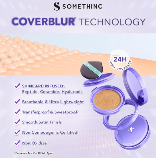 Royal Pesona Indonesia COVERBLUR Pro Filter Breathable Cushion W01 Bijoux