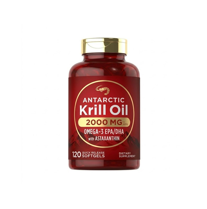 Carlyle Antarctic Krill Oil 2000 mg Omega-3 EPA DHA with Astaxanthin 1