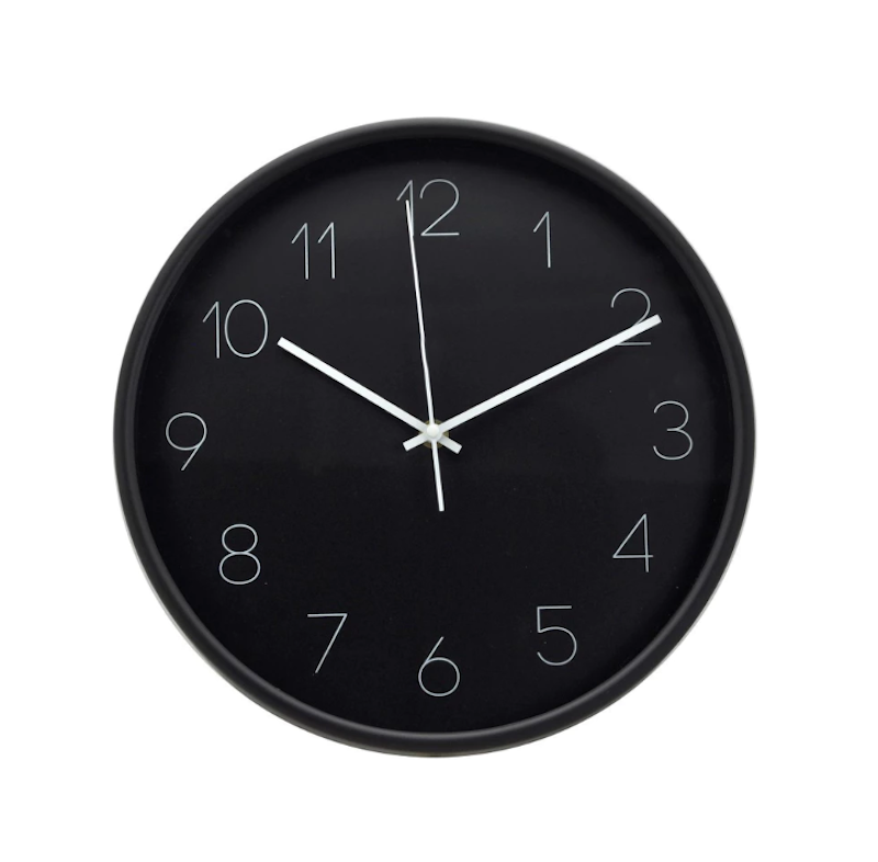Informa Jam Dinding 30 cm Hitam 1
