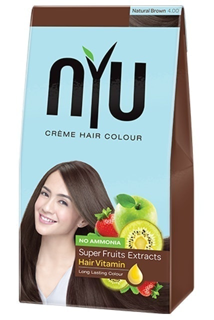 NYU Pewarna Rambut ｜ Natural Brown 4.00