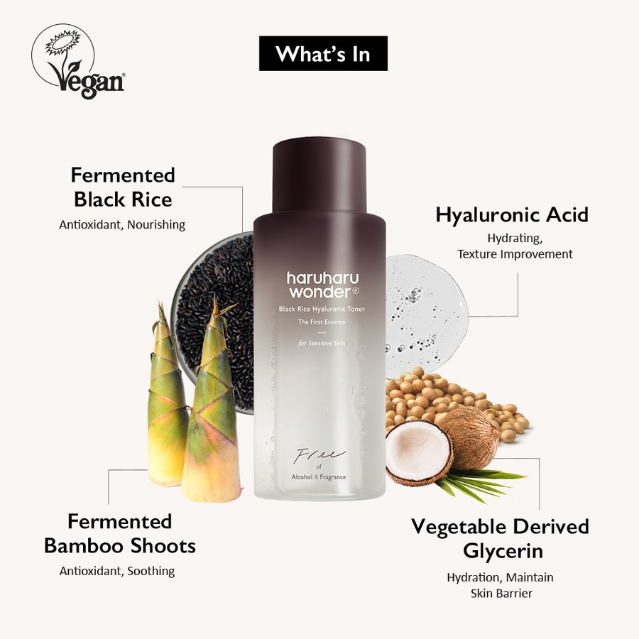 Haruharu Wonder® Black Rice Hyaluronic Toner for Sensitive Skin 2