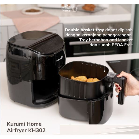 Kurumi Home Low Watt Air Fryer 4
