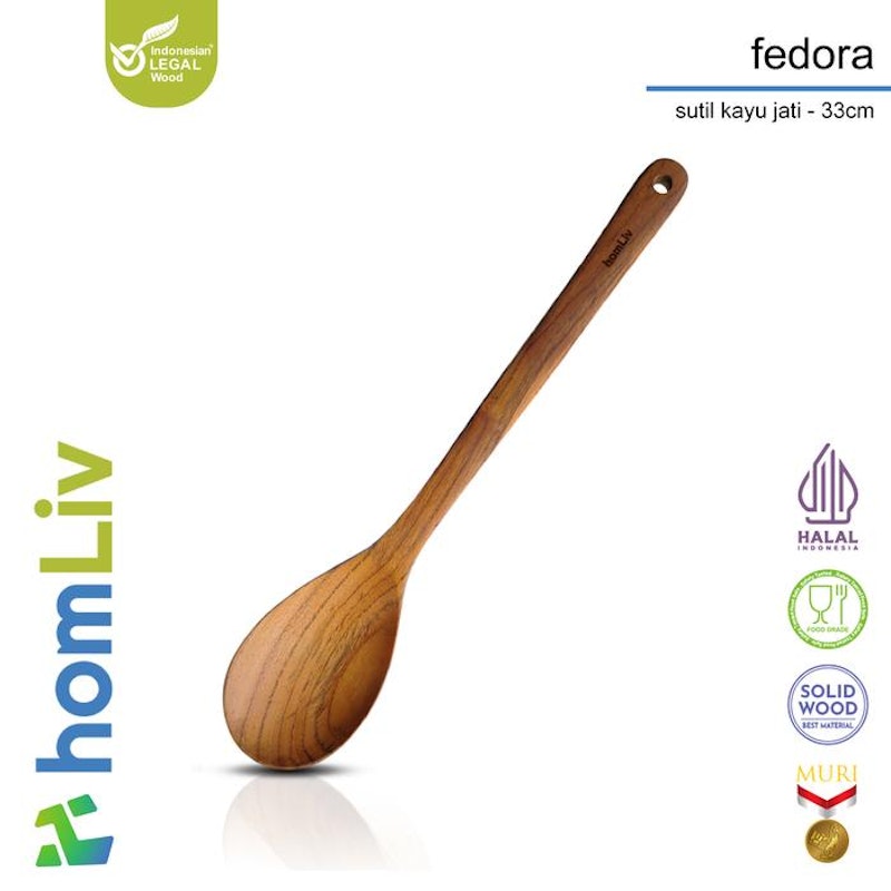 homLiv Sutil Kayu Jati Fedora 5