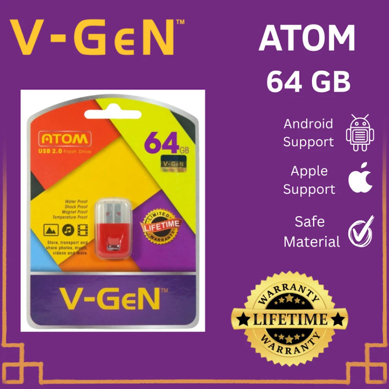 V-GeN Atom Flashdisk 64 GB 2