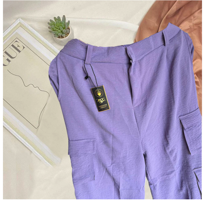 Raden Bonnie Pants Celana Kargo Wanita 4