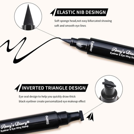Shaoguan Aimei Cosmetics AMY'S DIARY Eyeliner Stamp 2 in 1 02 White