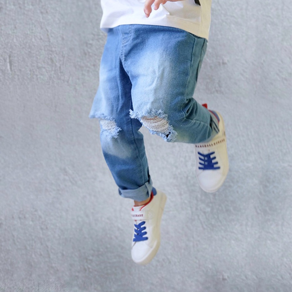  KidsMate Celana Ripped Jeans Anak