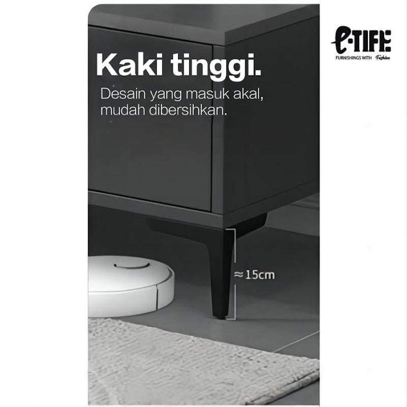 E-TIFE Meja TV Minimalis Modern Nordic 160cm 4