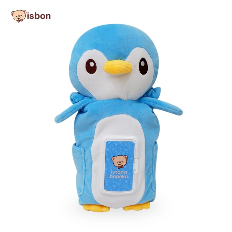 4 in 1 Penguin Blue Tissue Travel Pack 4