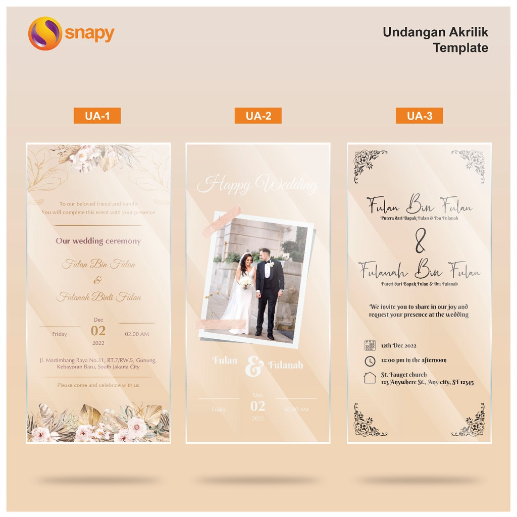 Snapy Undangan Akrilik 5