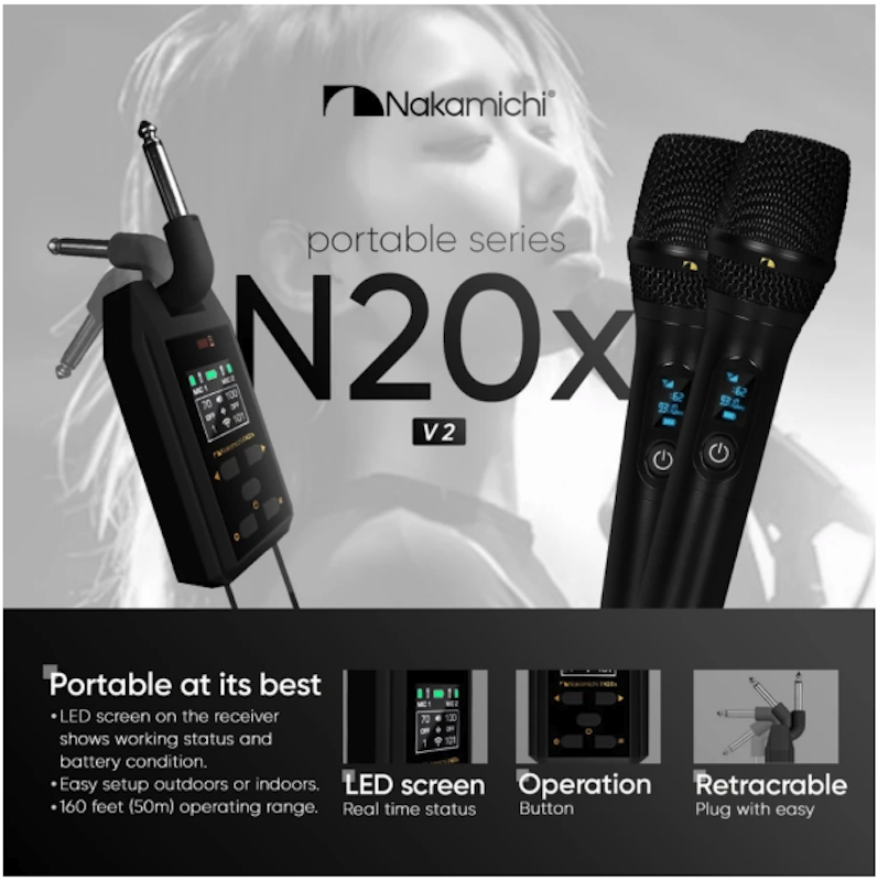 Nakamichi Microphone Wireless Portable New N Series 2