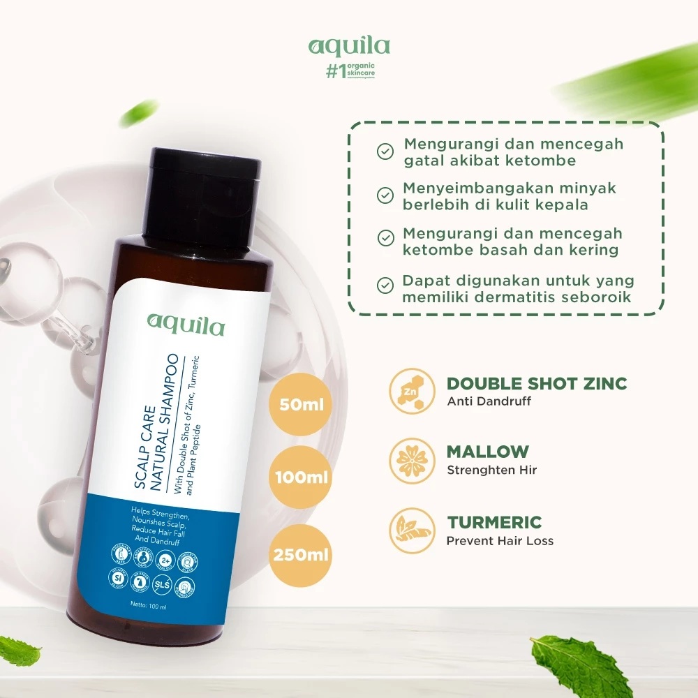 Aquila Natural Globalindo Aquila Scalp Care Natural Shampoo