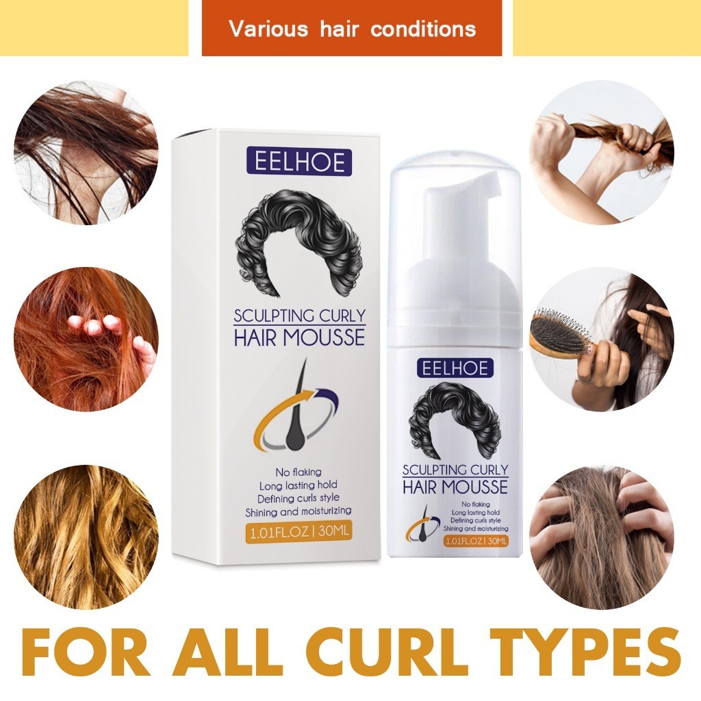 EELHOE Sculpting Curly Hair Mousse 4