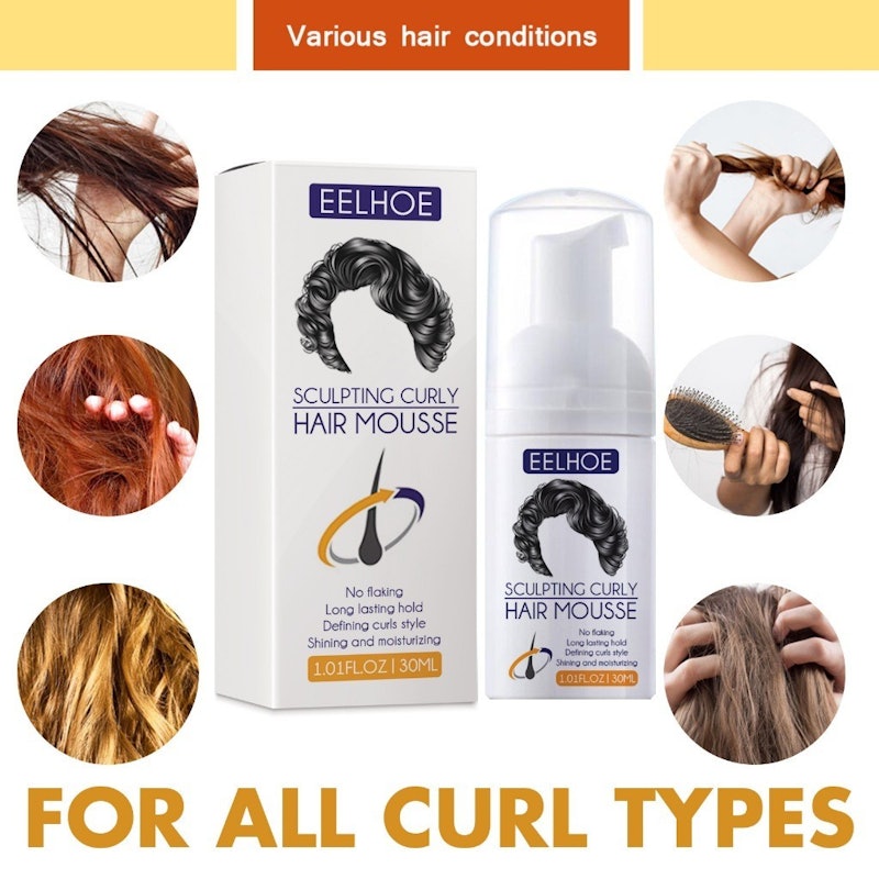 EELHOE Sculpting Curly Hair Mousse 4