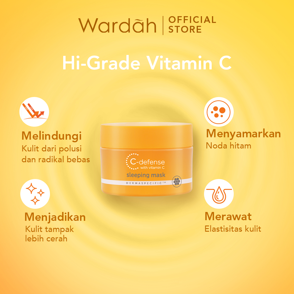 Wardah C-Defense Sleeping Mask