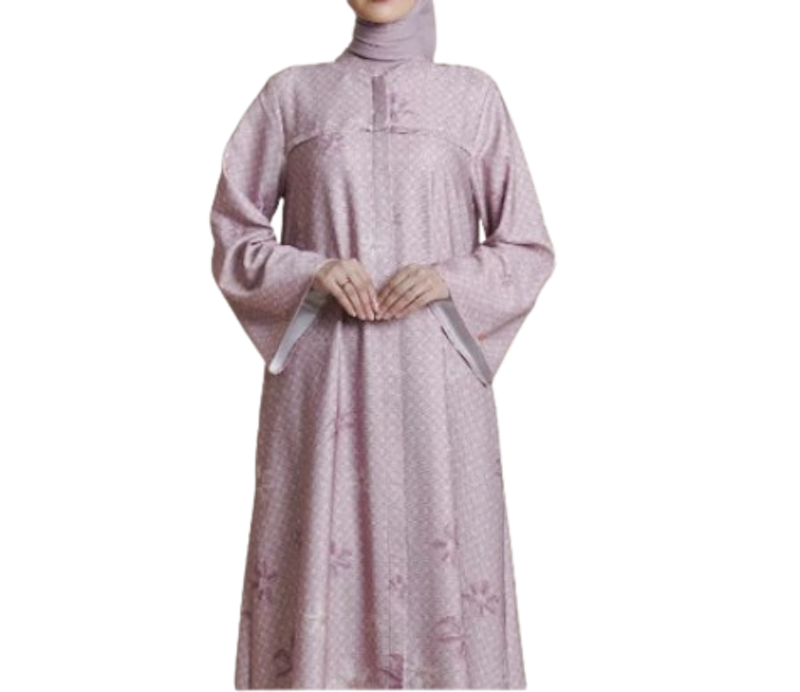 Elzatta Abaya Sarimbit Keluarga Ummumusa Series Peach