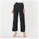 Clouwny Celana Slim Cullotes Wanita Nathan Black 1