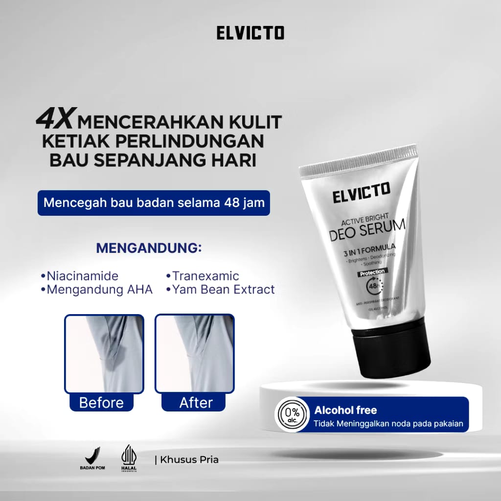 Gizi Indonesia ELVICTO Active Bright Deo Serum