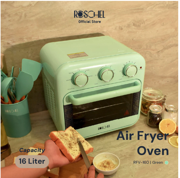 Roschel Home Roschel Air Fryer Oven with Rotisserie 5 in 1 RFV-160