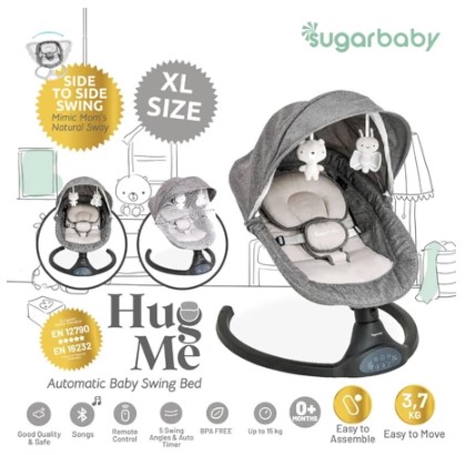Kindalin Utama Internasional SugarBaby Hug Me Automatic Baby Swing Bed