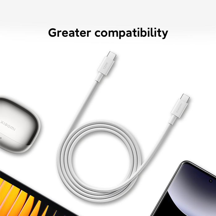 Xiaomi 6A Braided USB-C to USB-C Cable