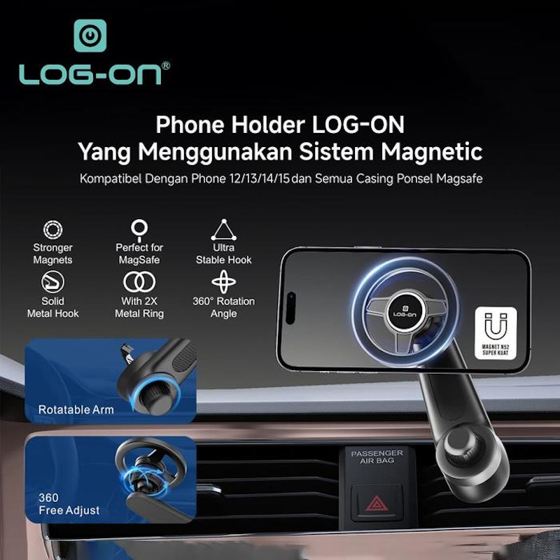Log On Magsafe Car Holder (Air Vent) 4