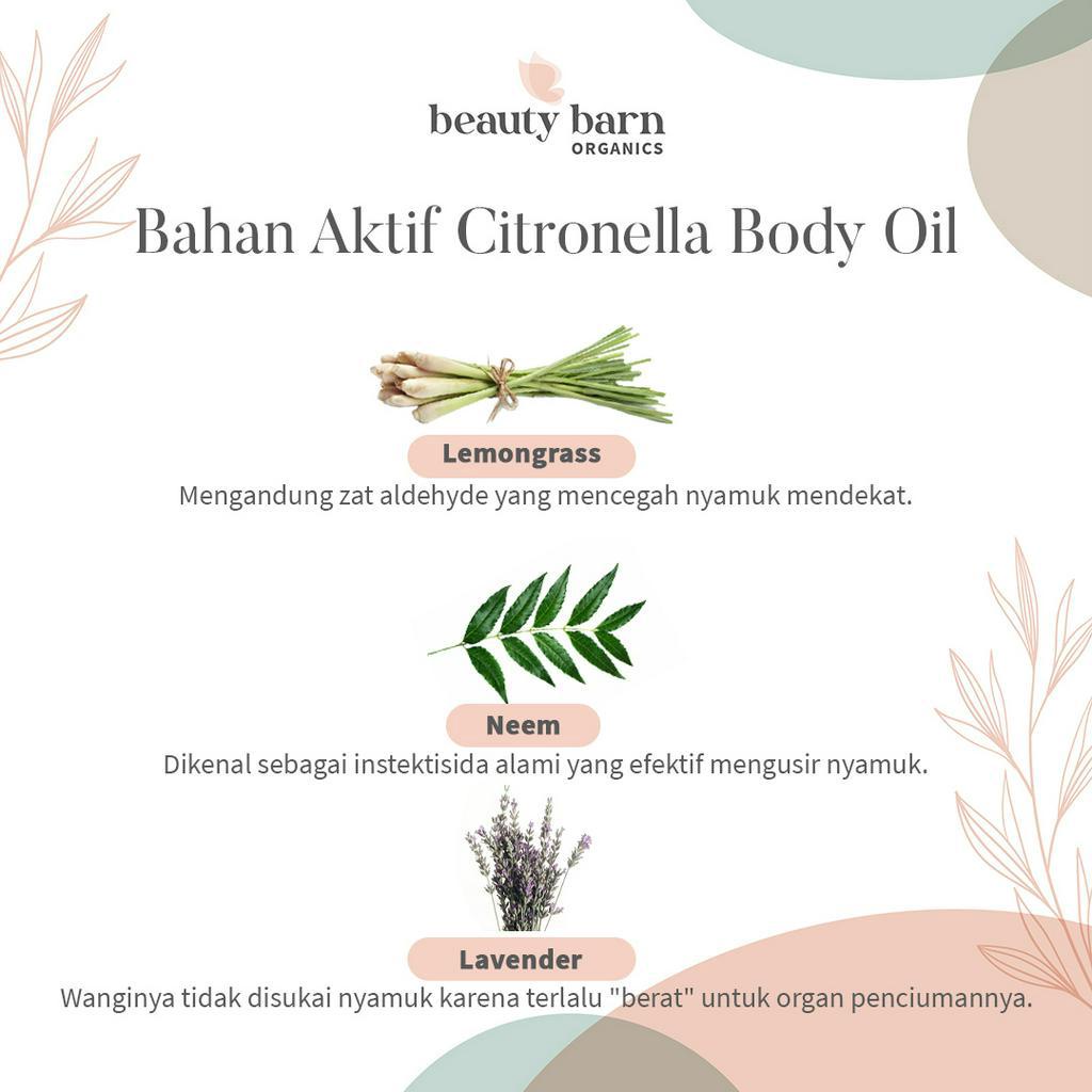 Beauty Barn Body – Citronella Body Oil 3