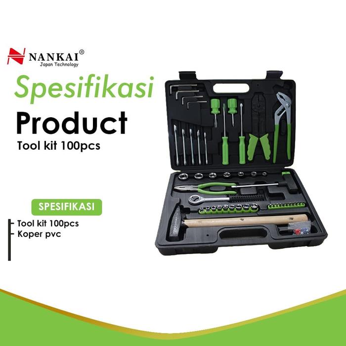 Rohartindo Nusantara Luas Nankai Tool Kit 100 Pcs