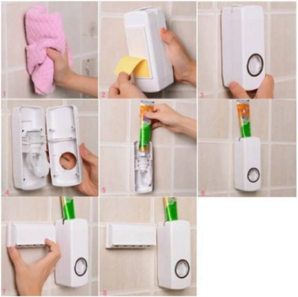 Dispenser Odol & Tempat Sikat Gigi 5