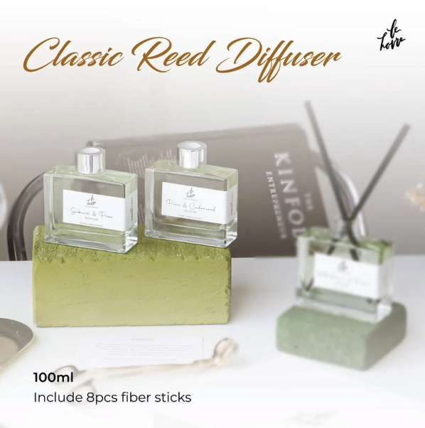 Le Havre - Classic Reed Diffuser Bulgarian Rose & Lyche 3