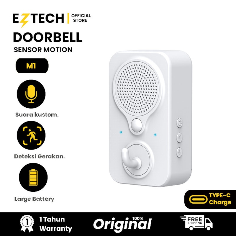 EZTECH Bel Pintu Sensor Motion 2