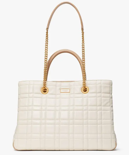 Evelyn Quilted Medium Convertible Shopper Bag