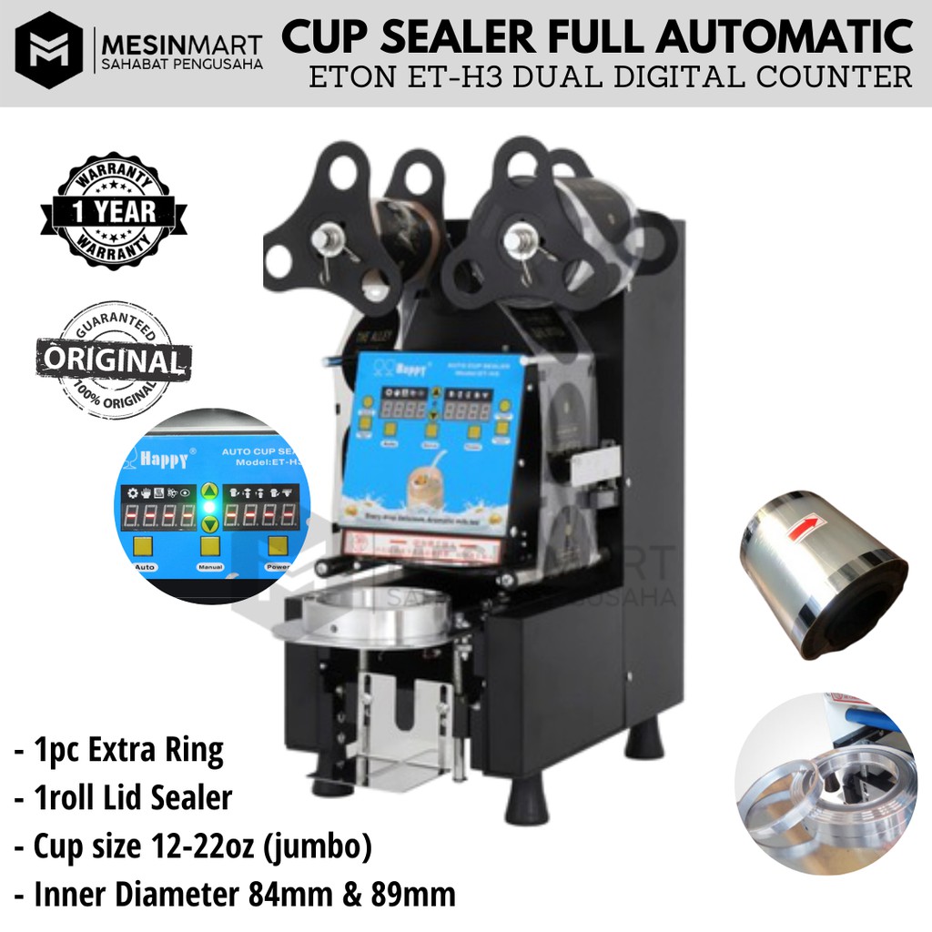 Guangzhou ETON Electromechanical ETON Cup Sealer Full Automatic ET-H3