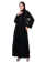 Salaf Boutique Abaya Ziper Black 1