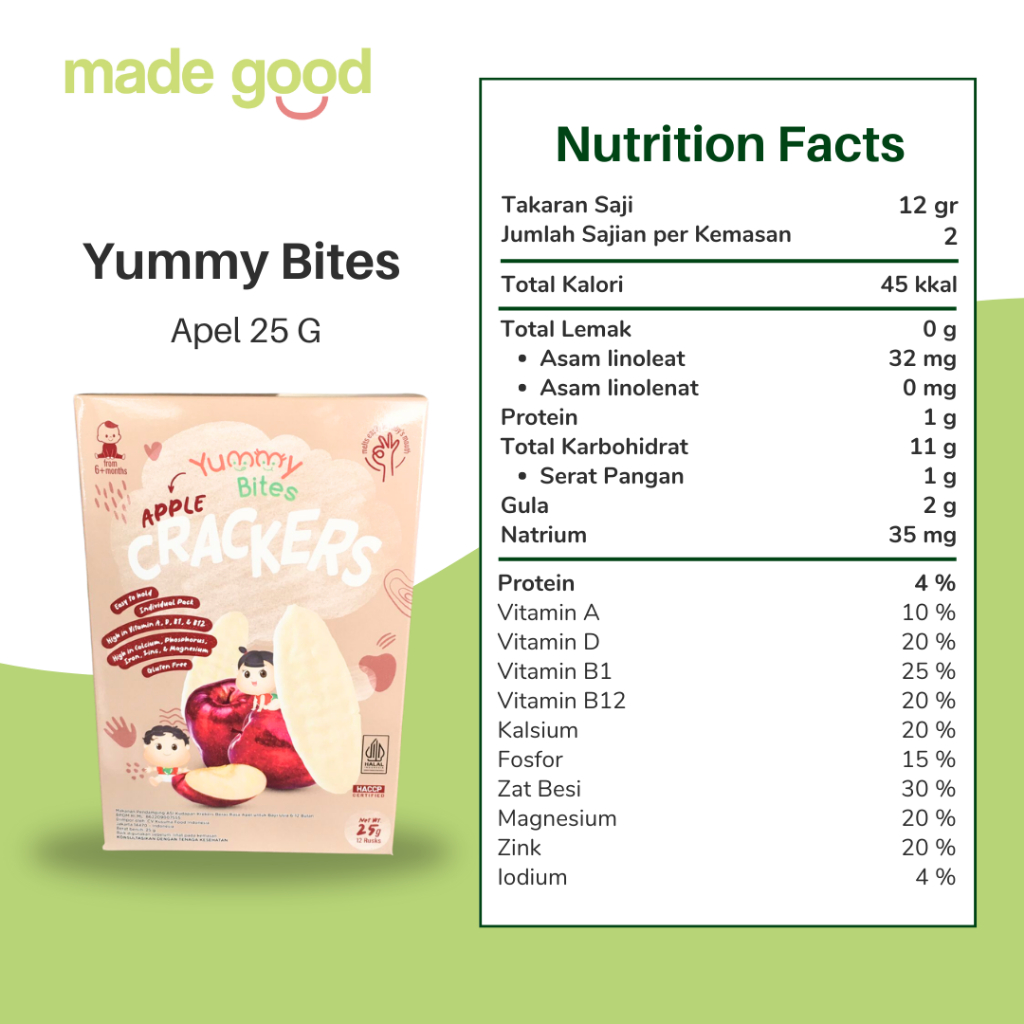 Yummy Bites Baby Rice Crackers